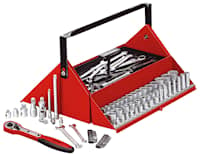 Teng Tools Verktygssats TC187 187 delar i verktygslåda