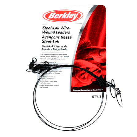 Berkley Wire Wound Steelon Ståltafs 30 cm 12'' 30 lb 3-pack