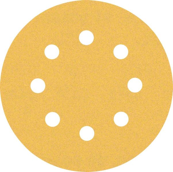 Bosch Slippappersats Expert C470 för excenterslipar 115 mm, 8 hål, G 60/120/240, 6 st.