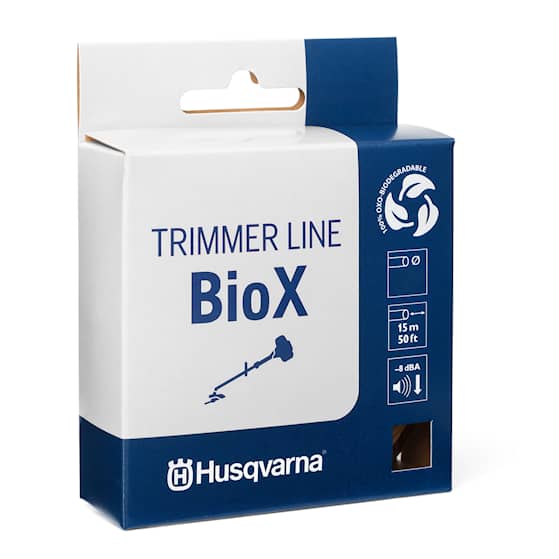 Modtagelig for lade fugl Husqvarna BioX 2.4mm 15M Trimmerlina
