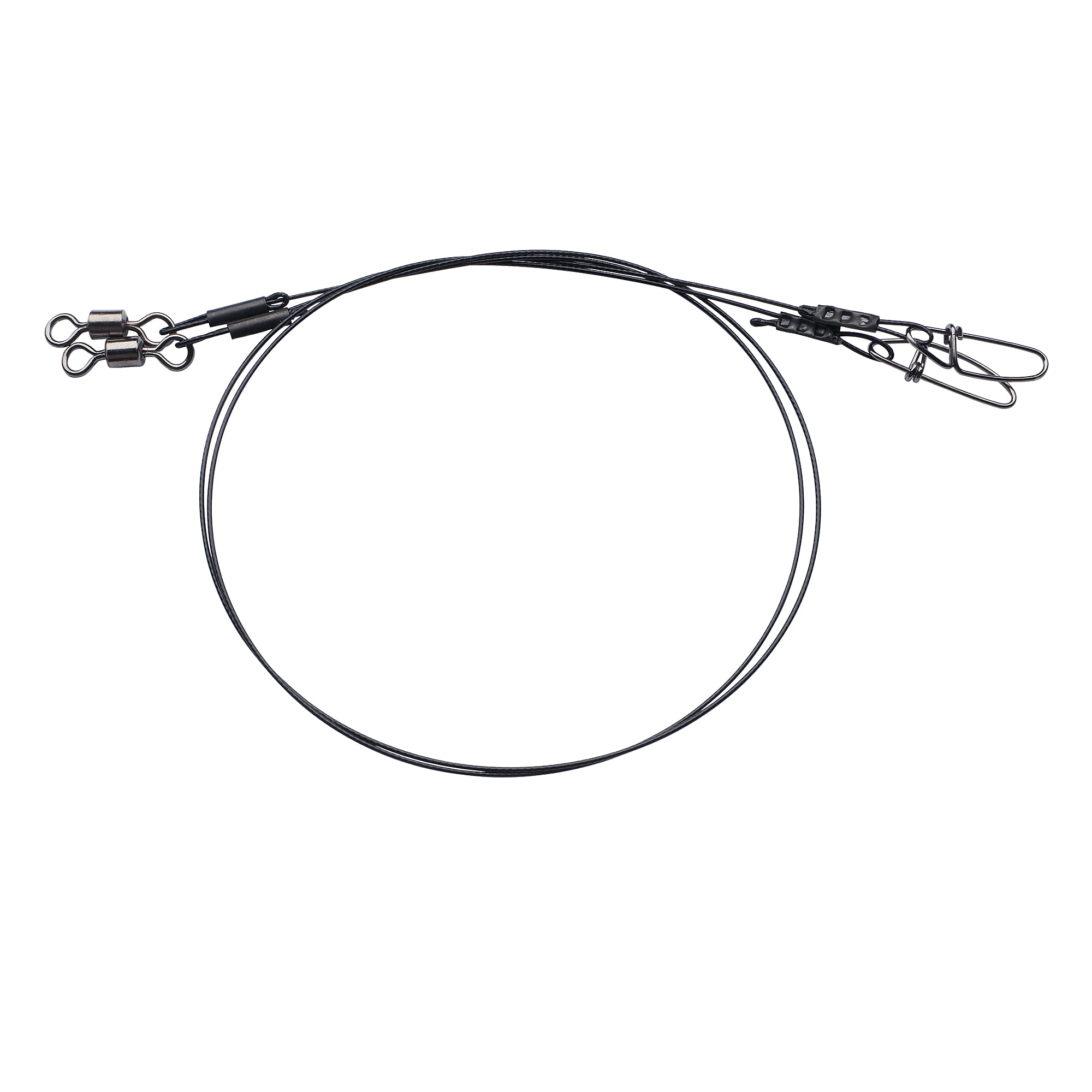 Steel Pike Leader 80lb 40cm - 2-pack