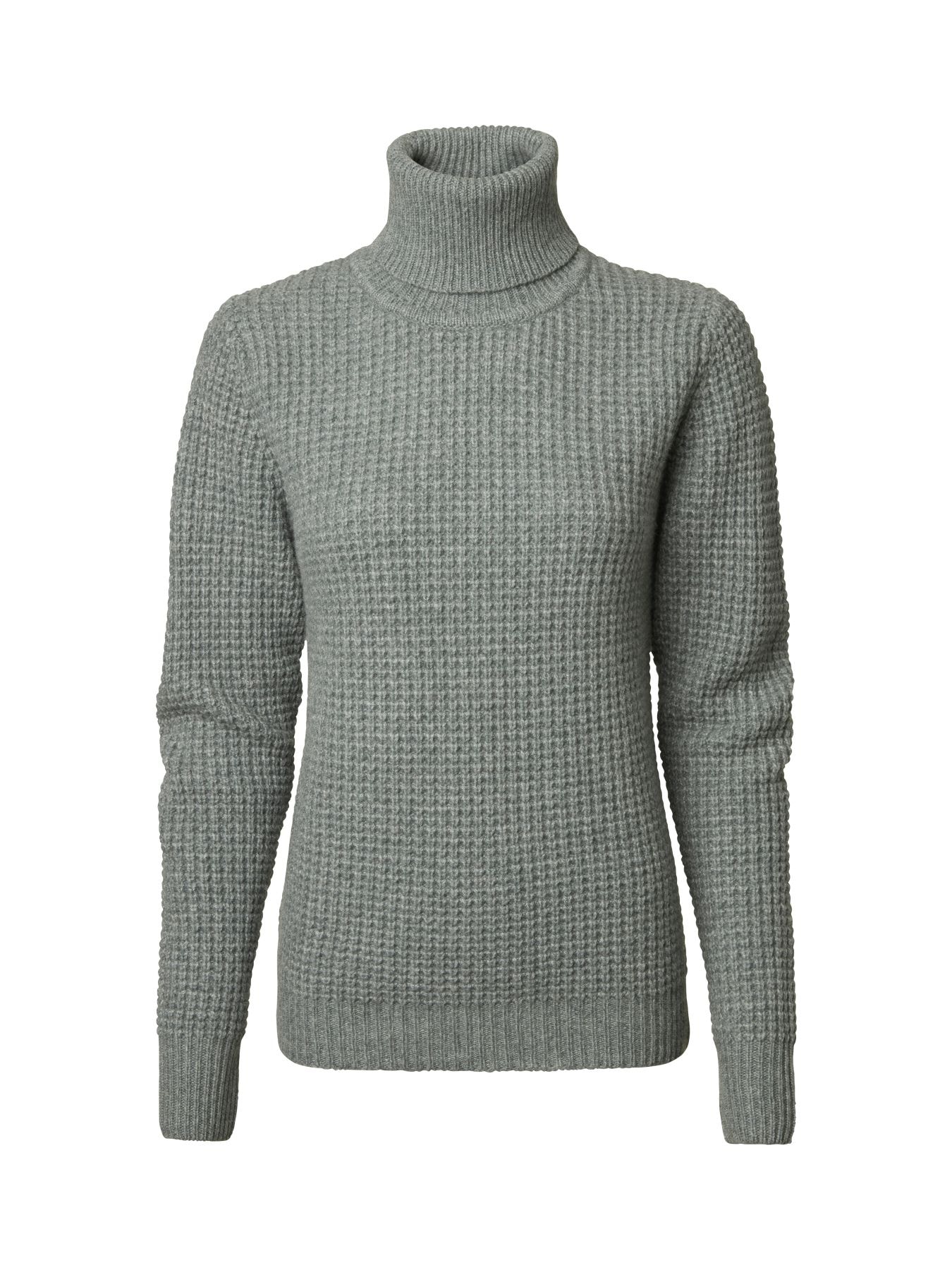 Chevalier Cherry Rollneck Wool Pullover Women Thyme Green  38W