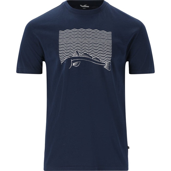 Cruz Gander printed SS T-Shirt Navy