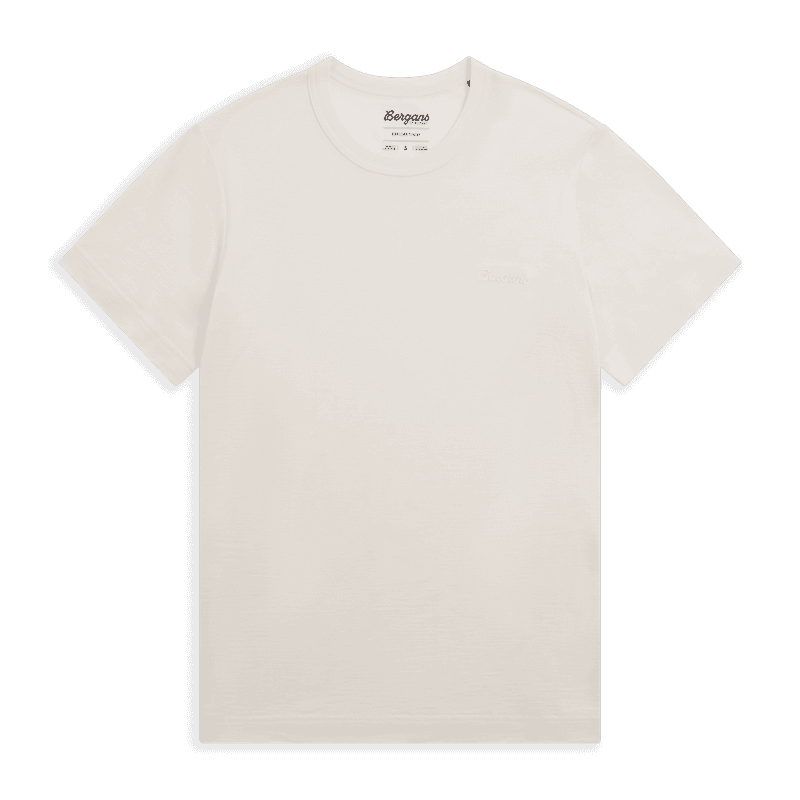 Bergans Logo Merino Tee Women Vanilla White