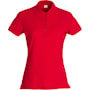 Clique Poloskjorte Dame Rød