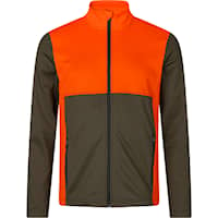 Seeland Elliot Fleece jacket Pine green/Hi-Vis Orange