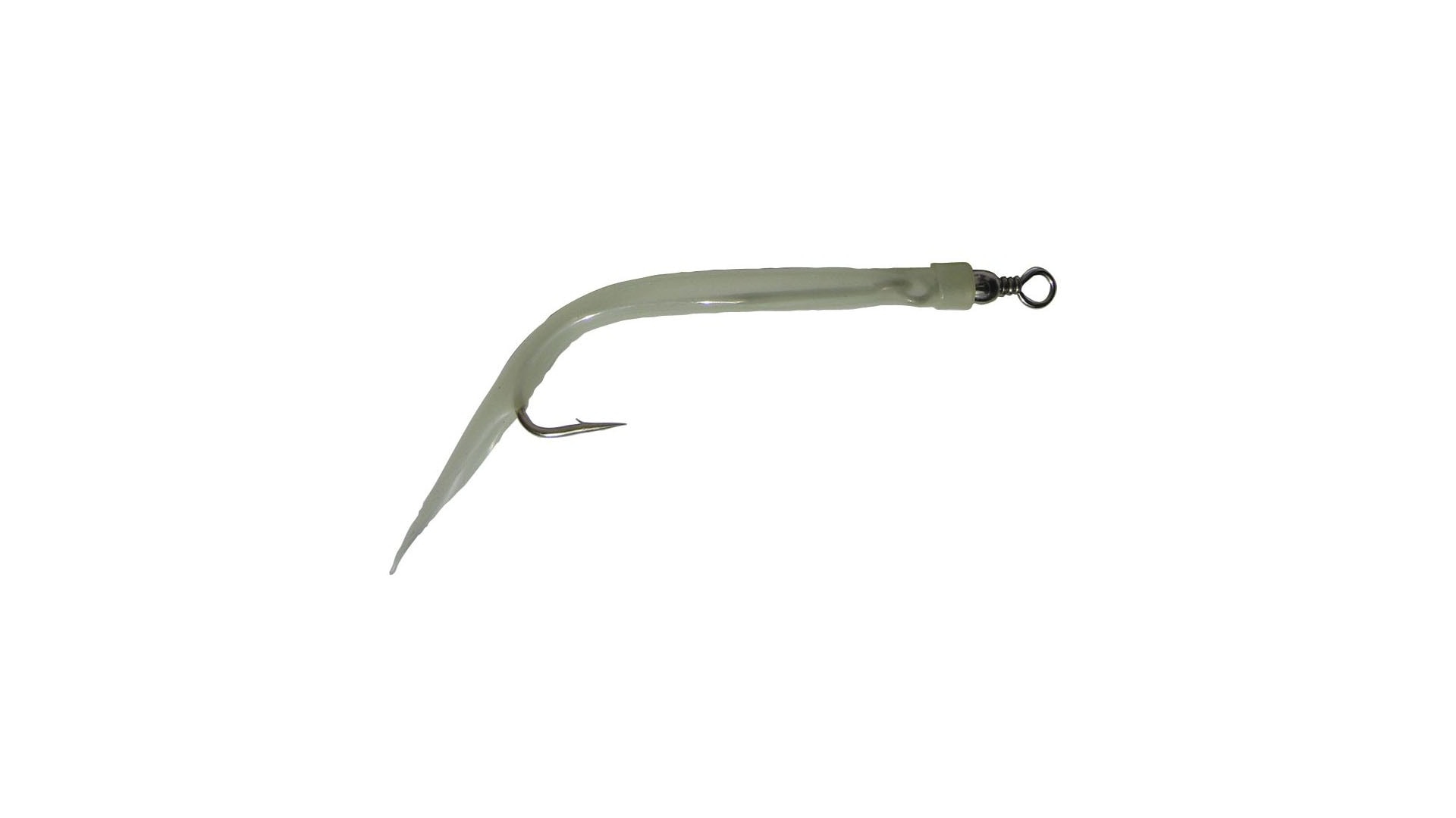 Wiggler Gummi Makk färdigriggad #10/0 Nat/Lys 3-pack - 4 för 3 - billigaste på köpet!