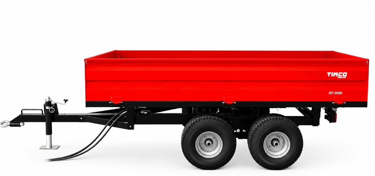 Timco DT-2000 tippvagn för små traktorer