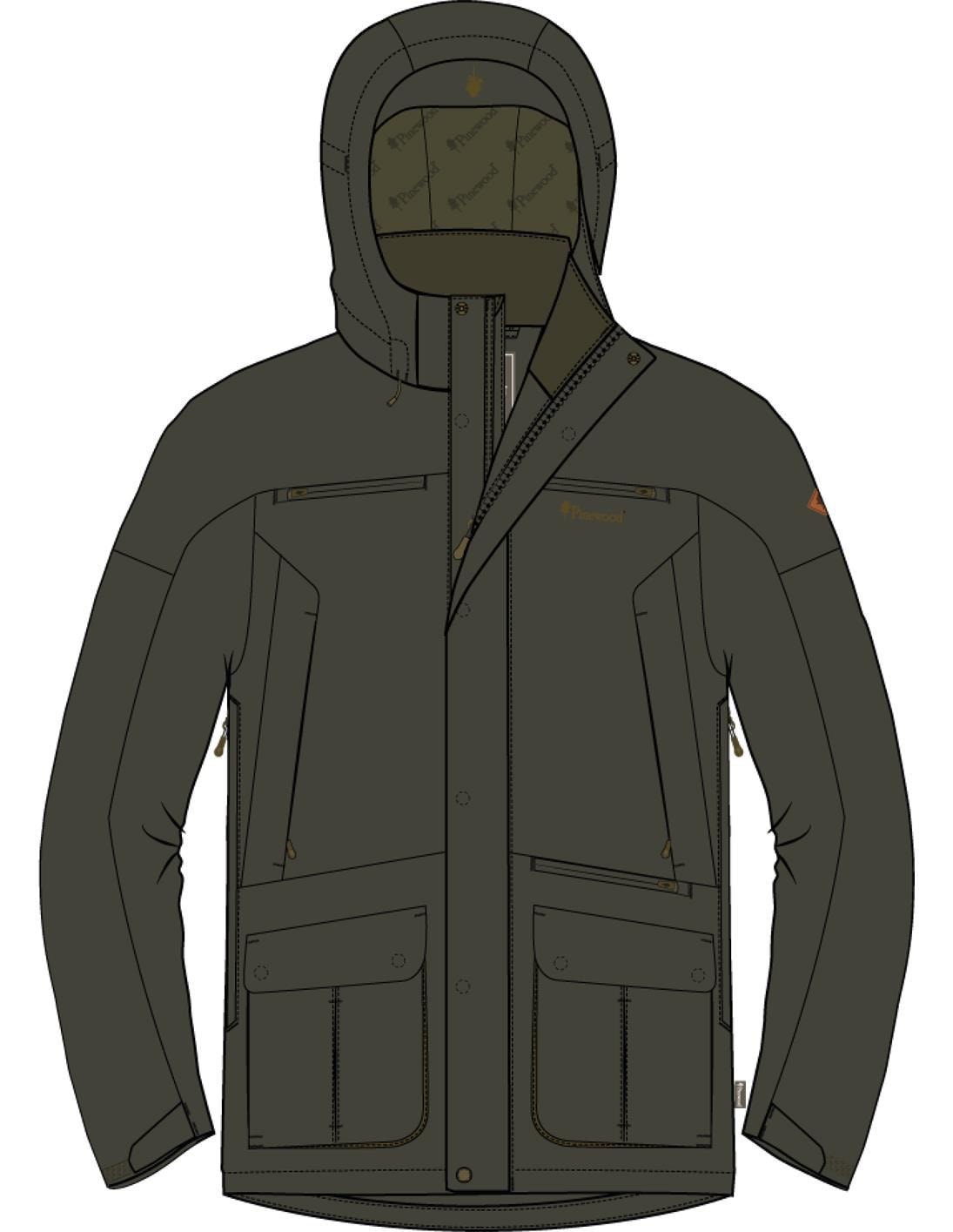 Pinewood Furudal Exp Hunting 2L Jacka Herr Dark Moss Green