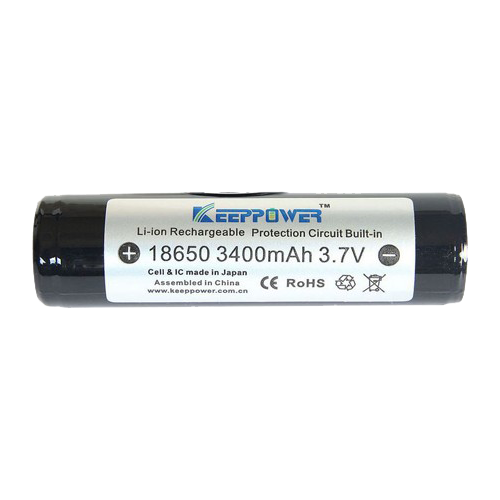 Tracker Batteri, 18650 Keeppower 3500 Mah Li-ion 2-pack -