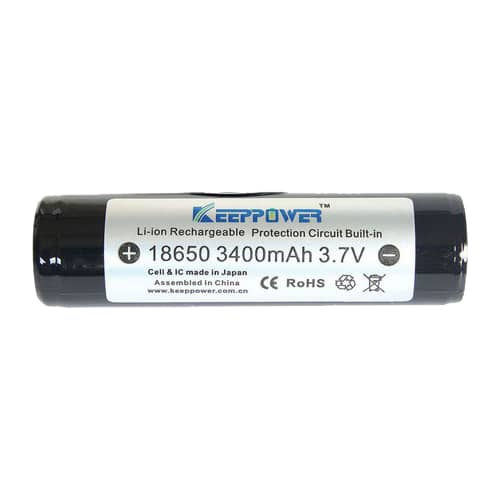 Tracker Batteri, 18650 Keeppower 3500 Mah Li-ion 2-pack