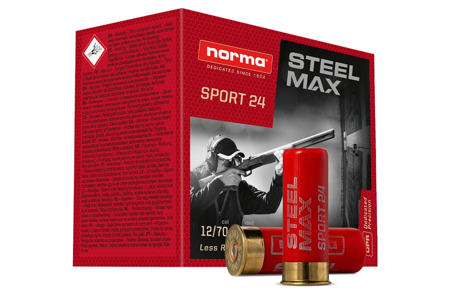 Norma SteelMax Sport/Trap 24g Stål US7, 25pack