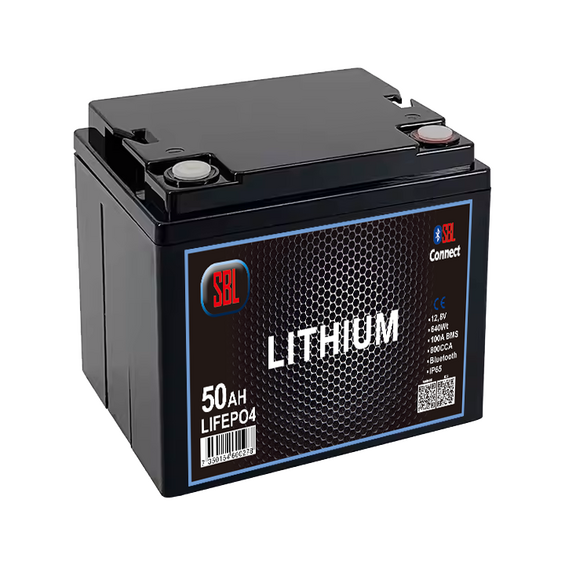SBL 50 Ah Lithium Bluetooth DualStart (Start / Förbrukning)