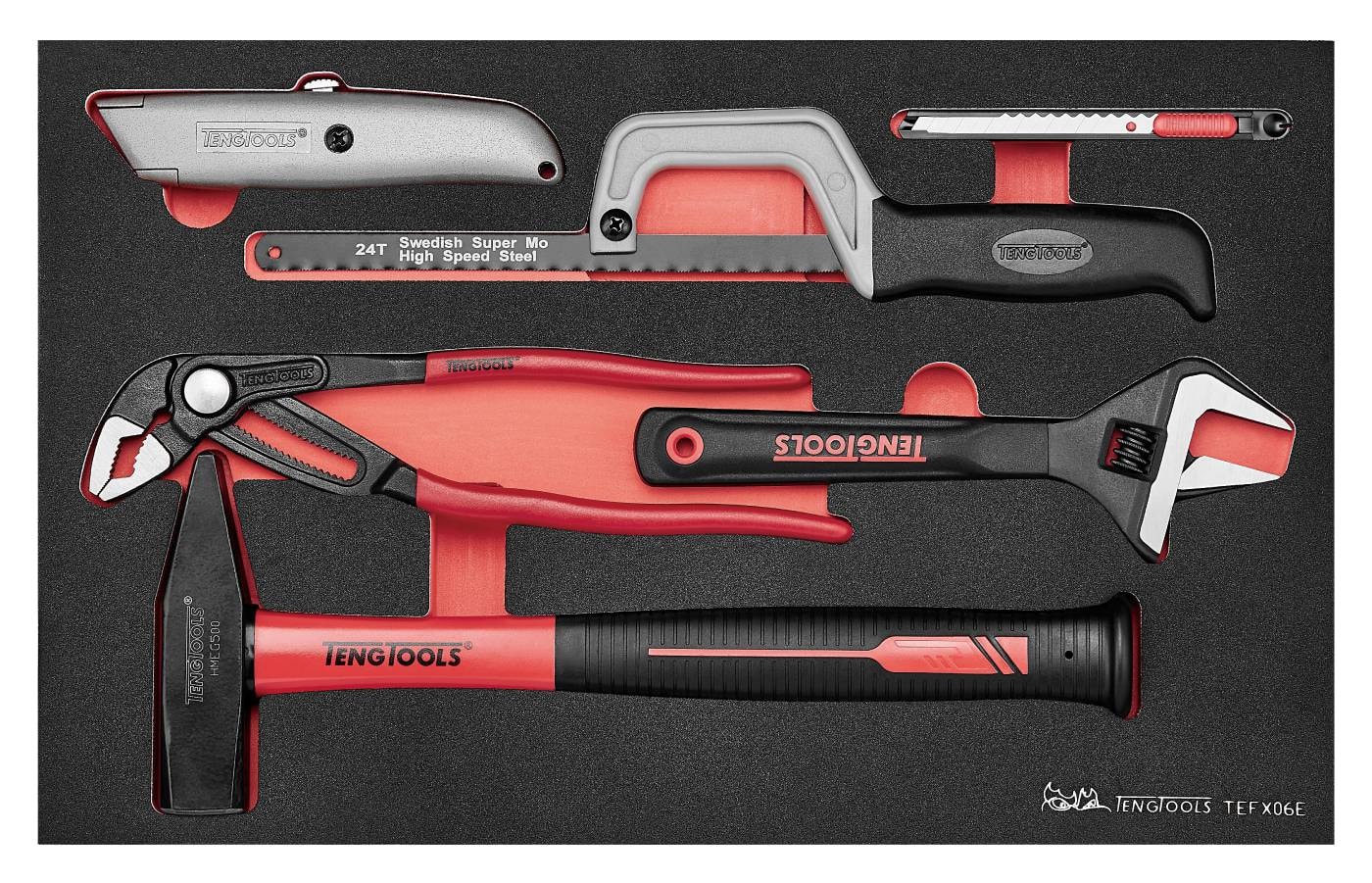 Teng Tools Verktygssats TEFX06E 6 delar