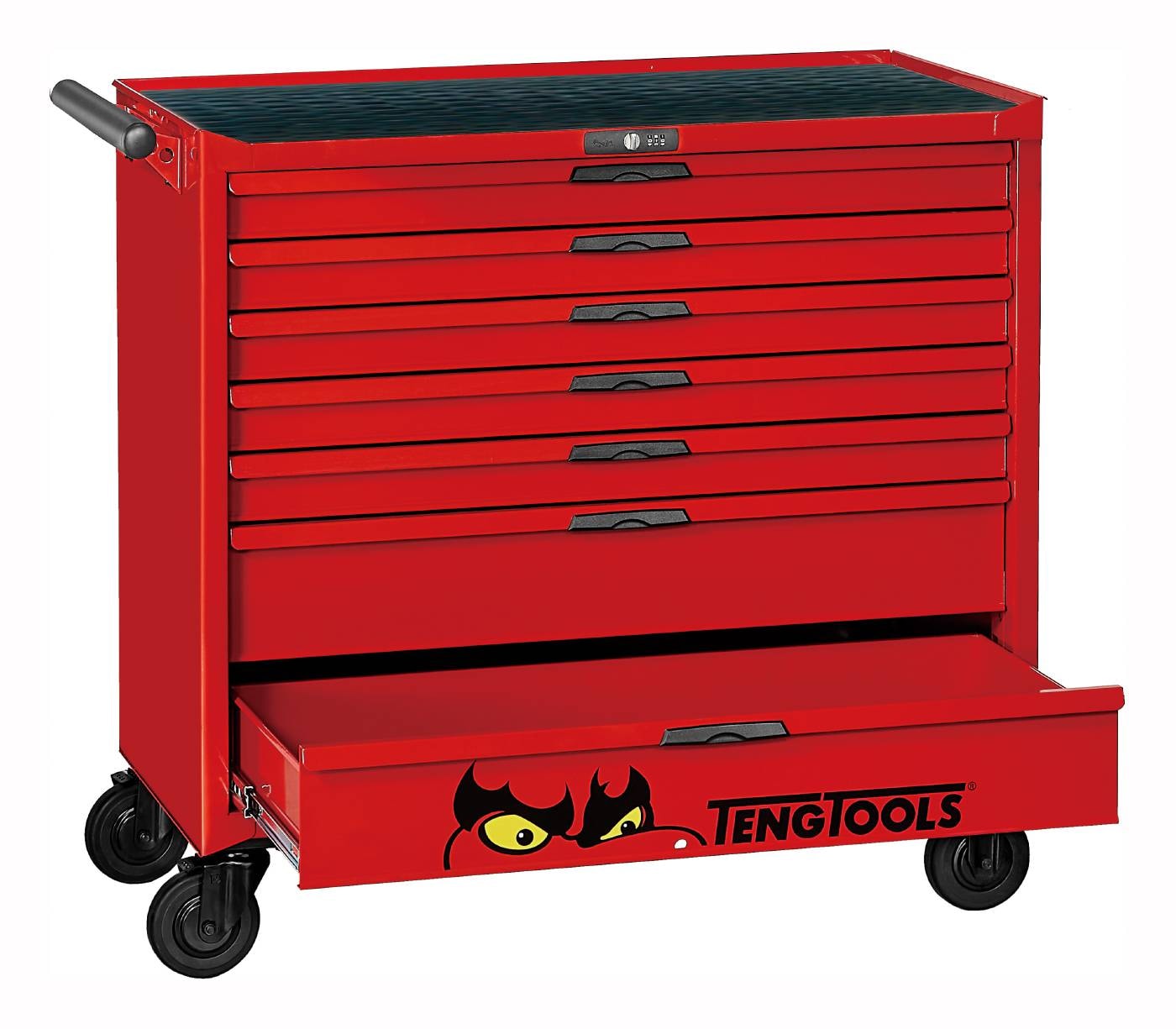 Teng Tools Verktygsvagn TCW207N 7 lådor, röd