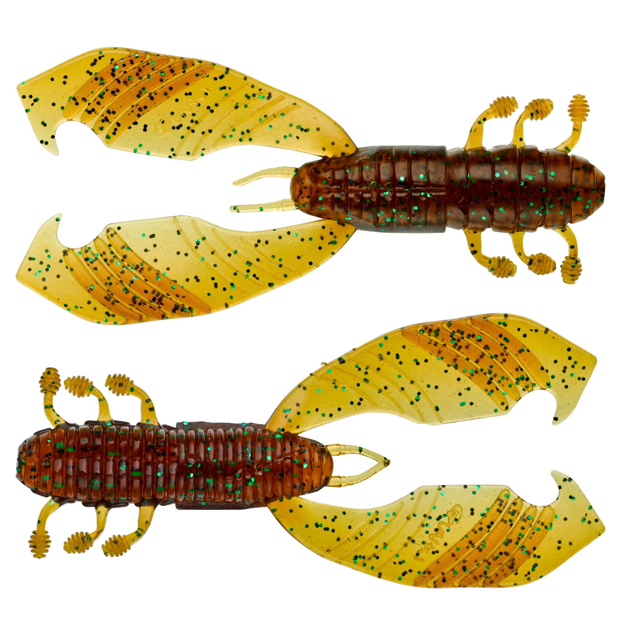 Boogie Craw Vib 9cm Pumpkin Green Flk 4-pack