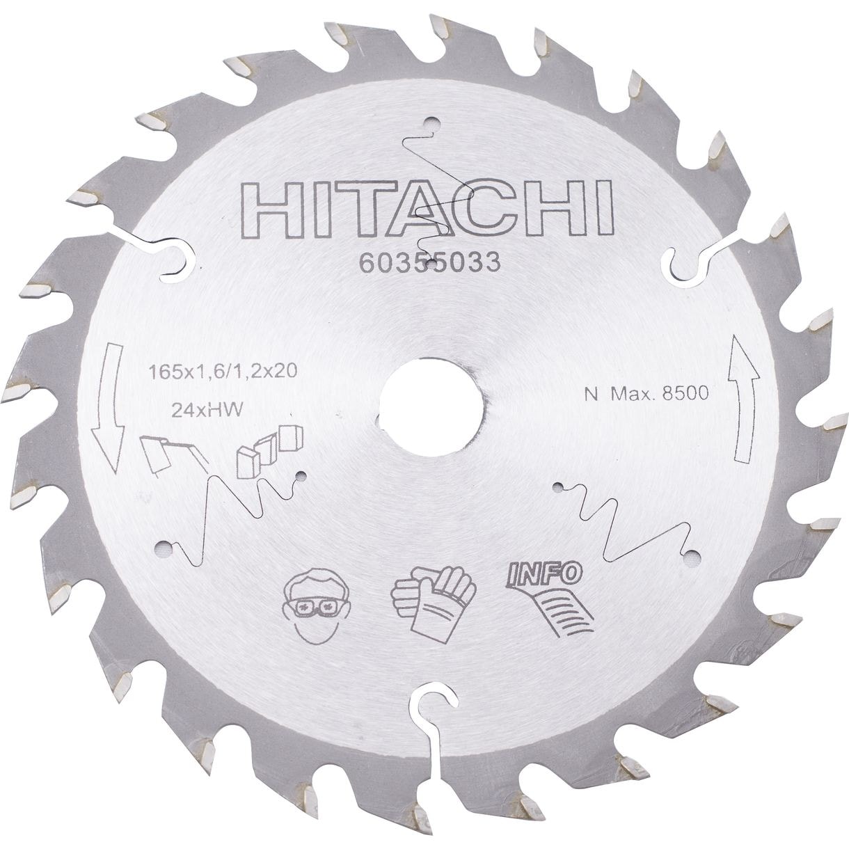 Hitachi Sågklinga 165x2,0 16t 30mm hål