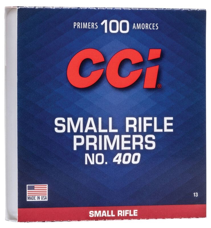 CCI Tändhattar Standard Small Rifle Primer .400 Clam 100-pack