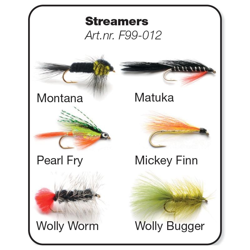 Darts flugor Streamers 6-pack