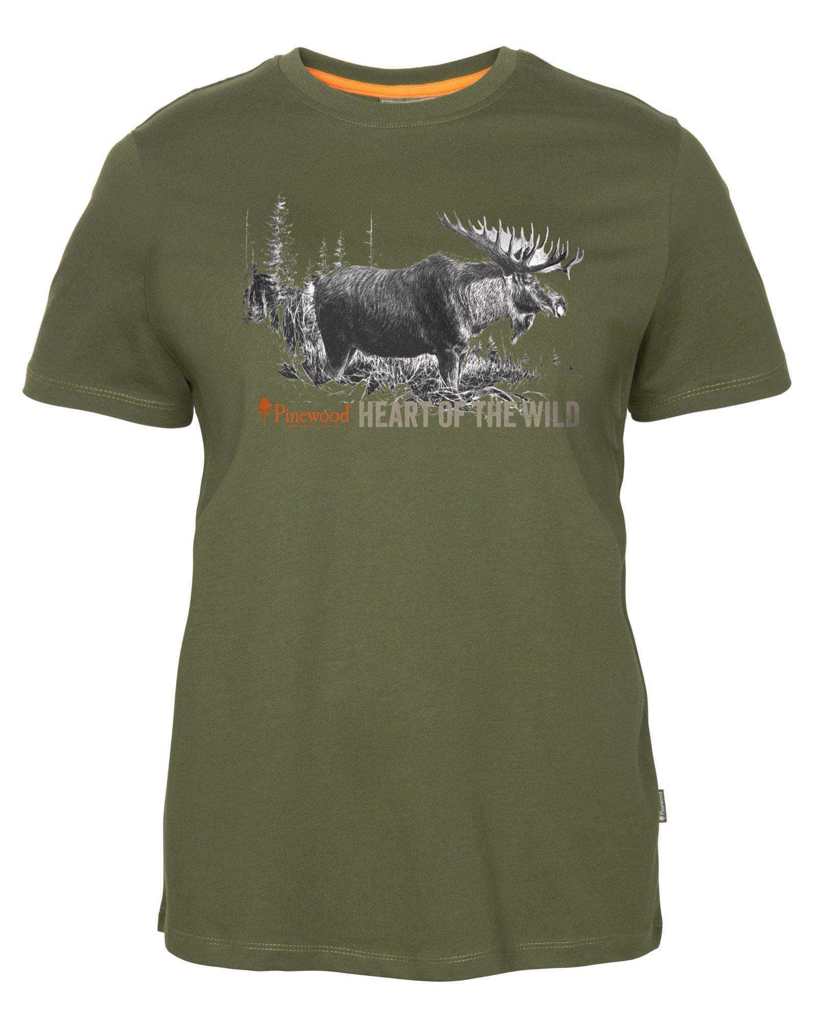 Pinewood Moose T-Shirt Dam Green