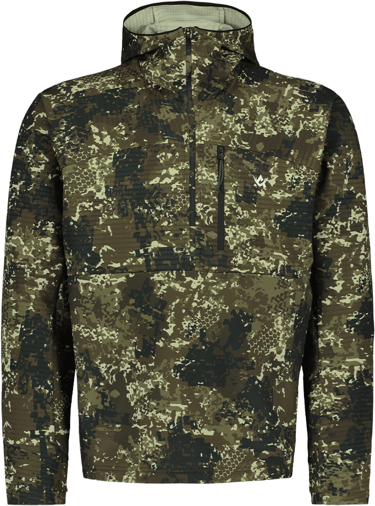 Alaska 1795 Active Hunter Hoodie Men Blindtech Forest