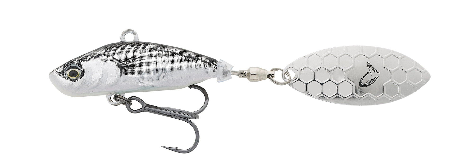3D Sticklebait Tailspin 7,3 cm 13 g Black Red -