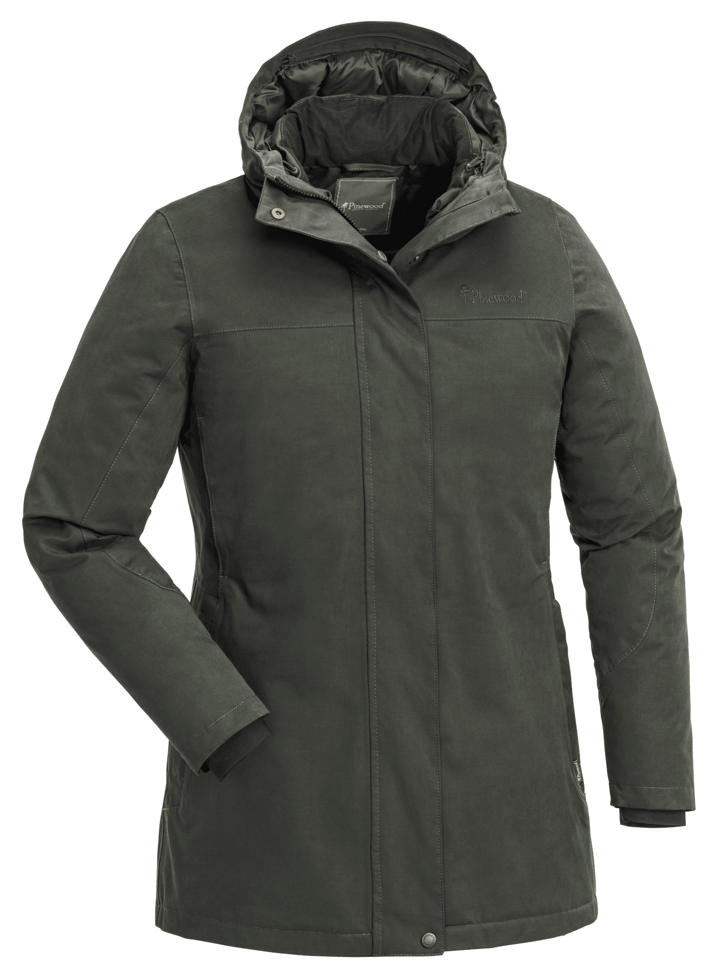 Pinewood Värnamo Vadderad Jacka Dam Dark Green