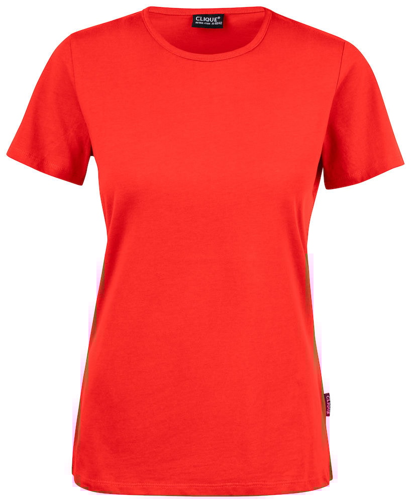 Clique T-skjorte Dame Rød S -