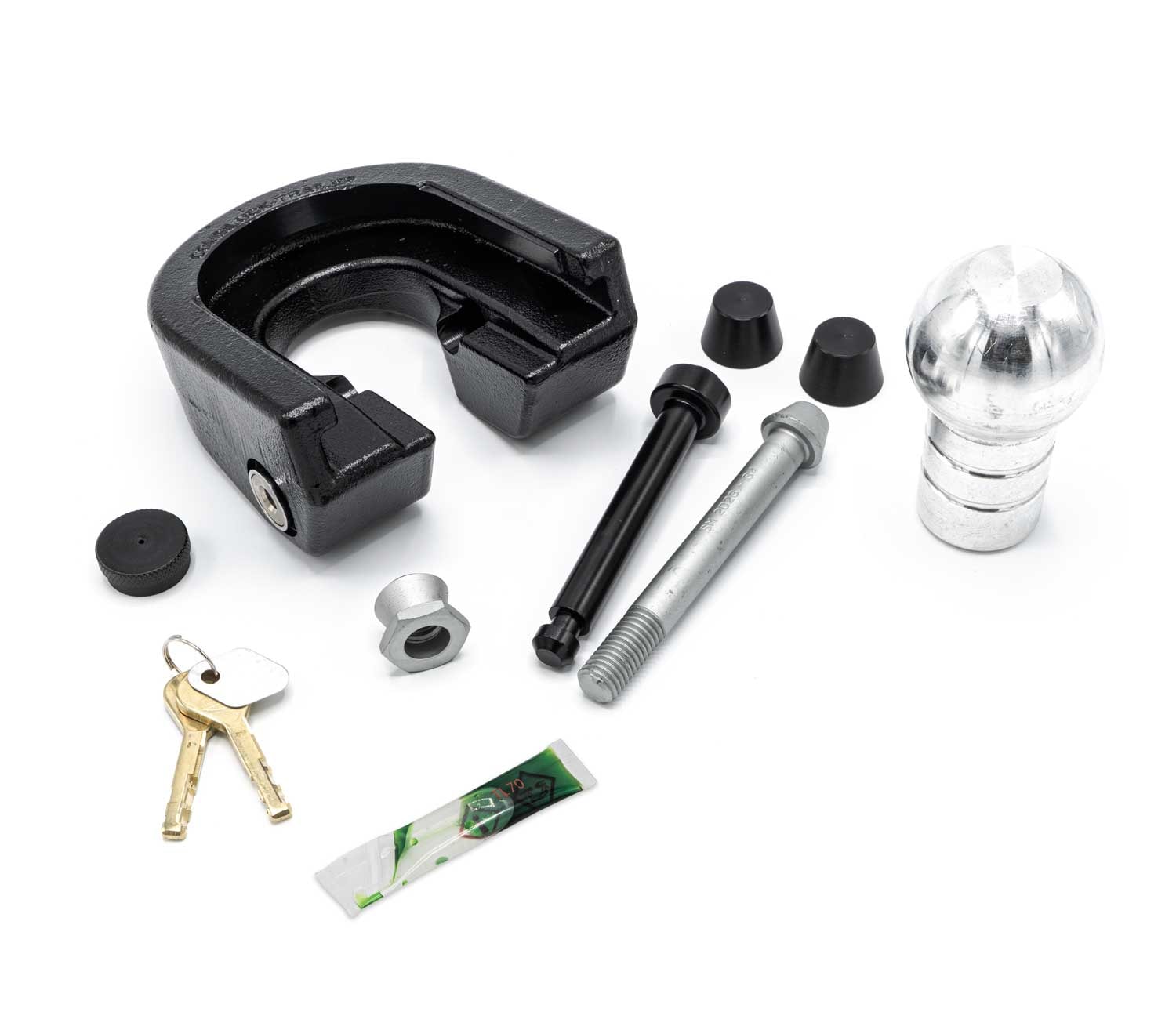 Combilock Trailerlås Svart 77,5mm - 12mm