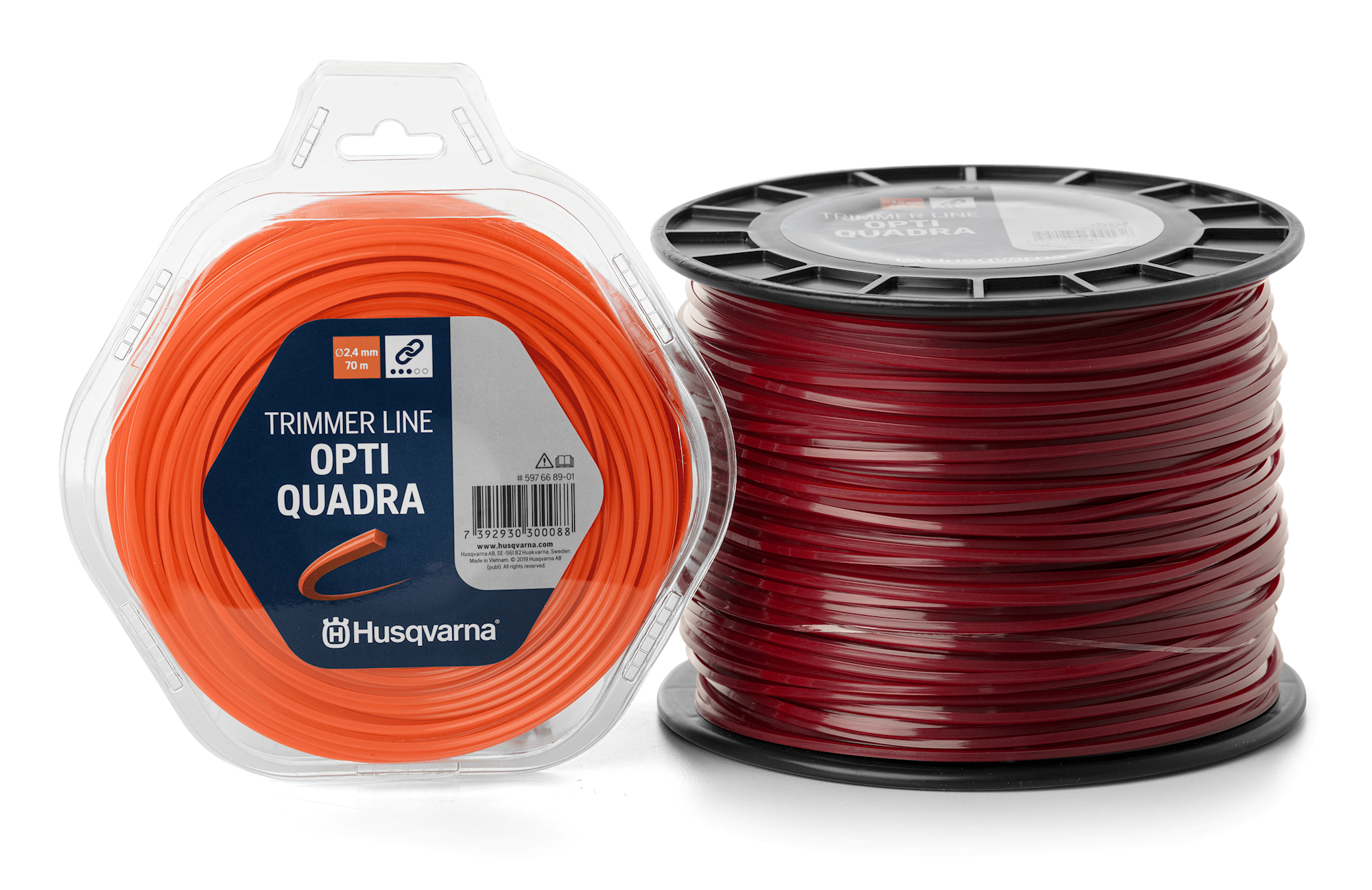 Husqvarna Opti Quadra Ø3,3mm 65m Trimmerlina