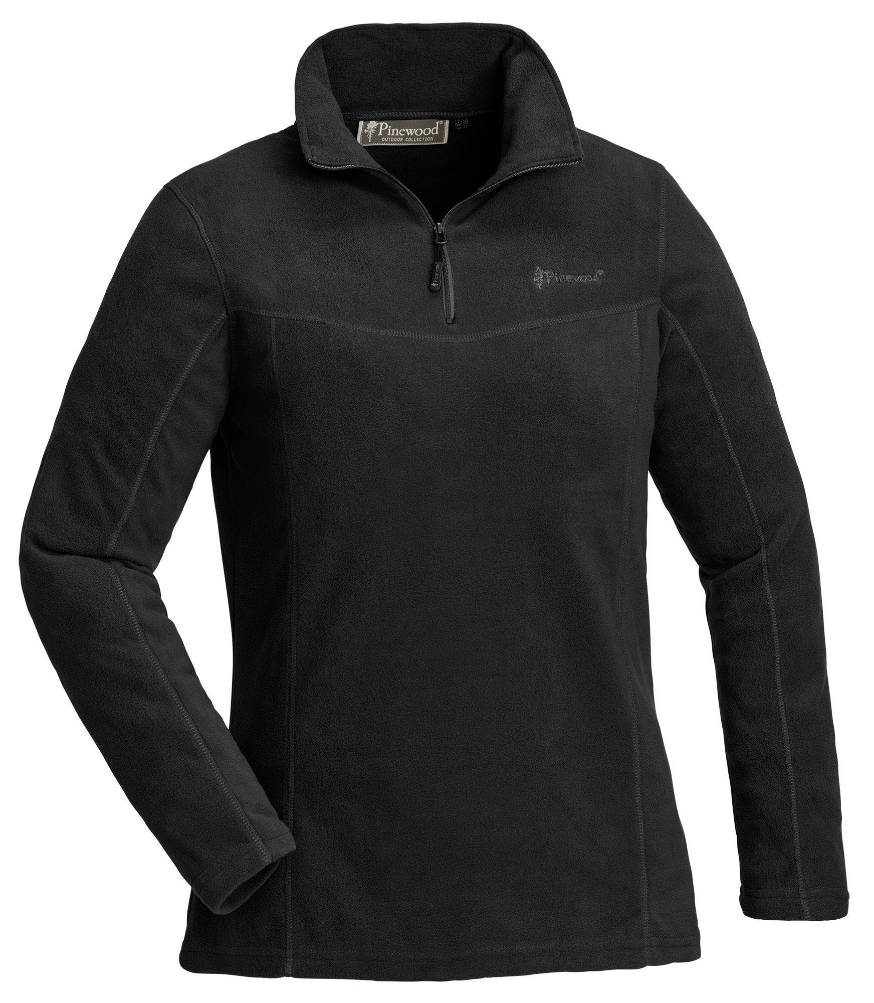 Pinewood Tiveden Fleecetröja Dam Black L
