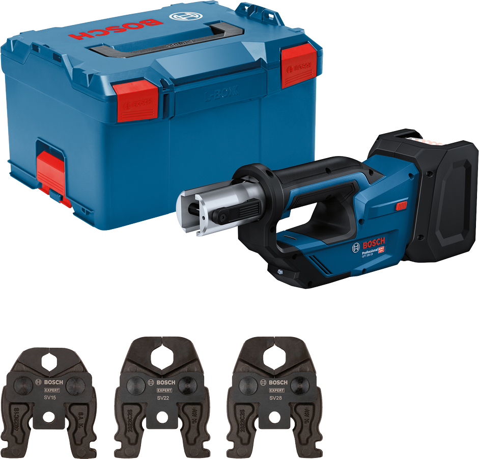 Bosch Pressverktyg Gpt18V-19 Sv15/22/28 Lb238