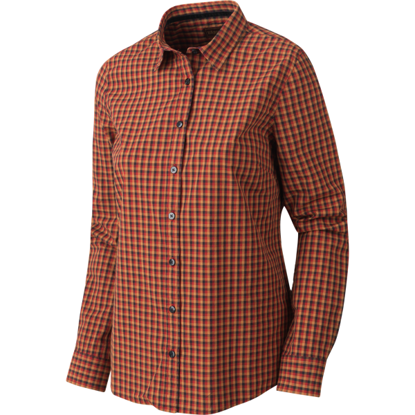 REA/Black Friday Härkila Selja Lady L/S skjorta Red/Black check S