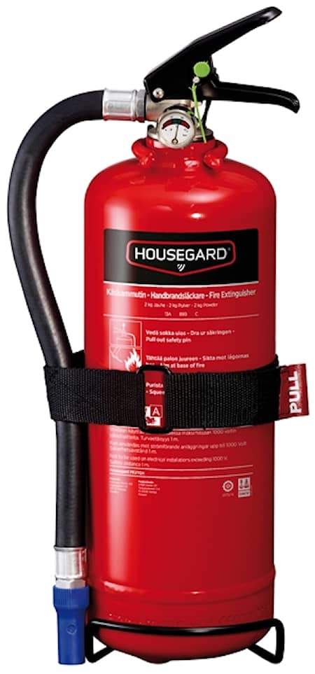 Housegard Brandsläckare  2 Kg Pulver