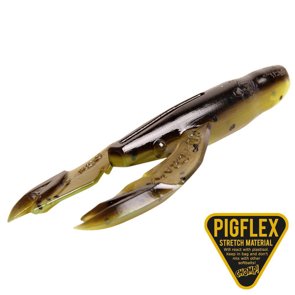 Pig Craw 7,5cm 4g - Brown Chartreuse 6-pack