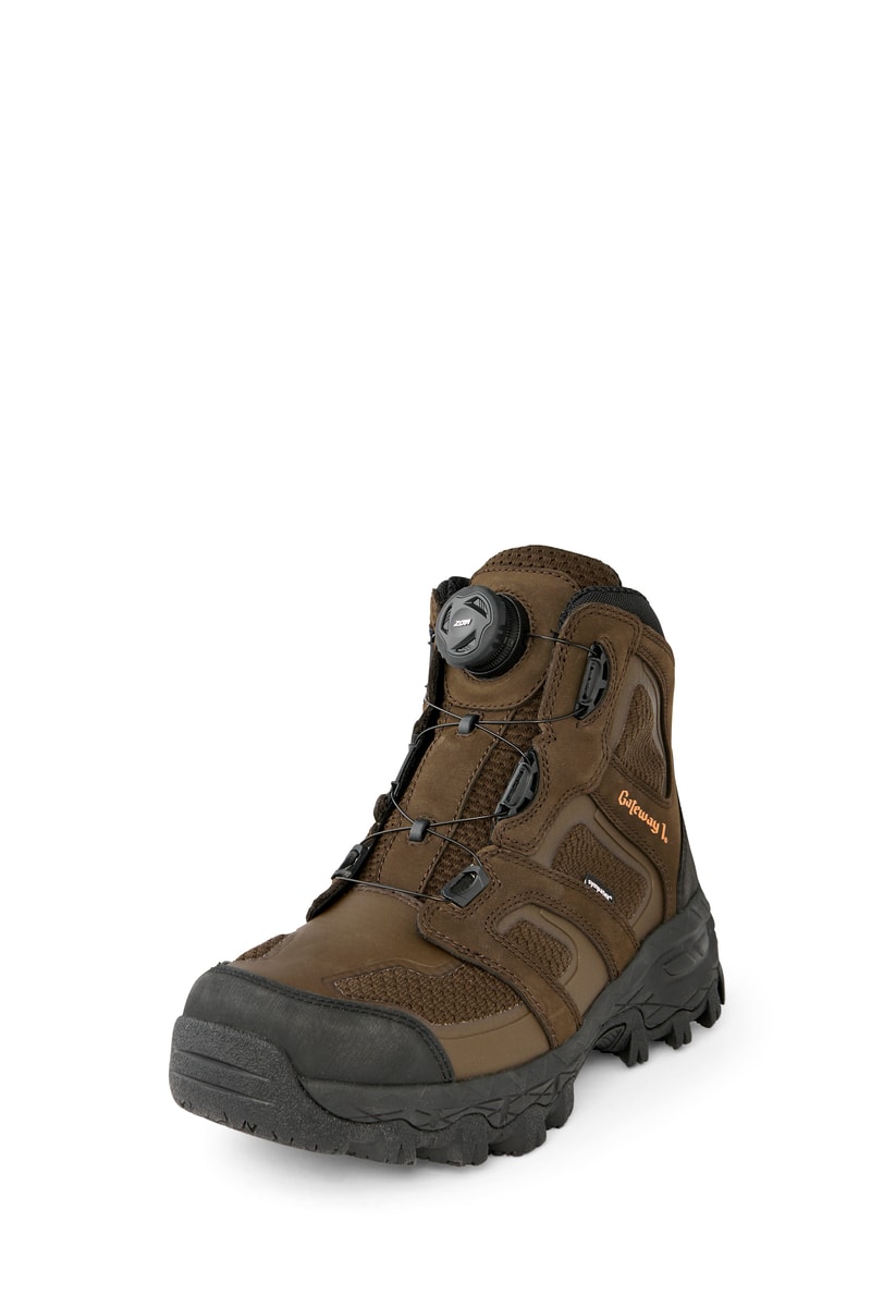 Gateway1 Orion 6" G1® speed-lacing™ Saappaat Naisten Dark Brown 42