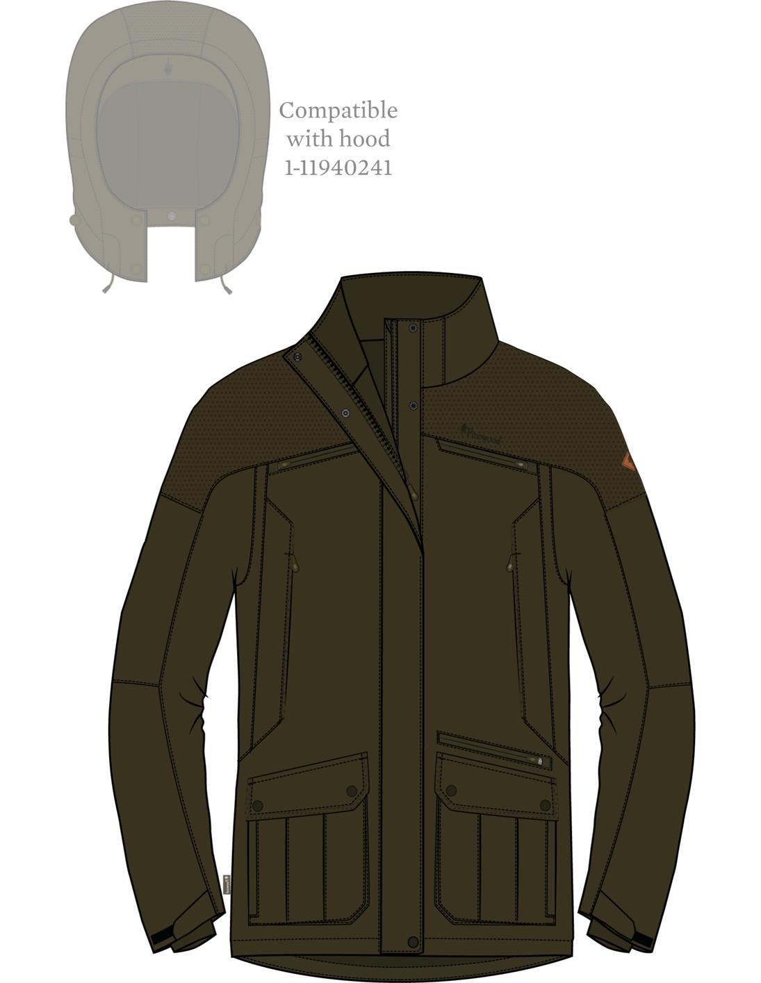 Pinewood Småland Forest Fodrad Jacka Dam Suede Brown