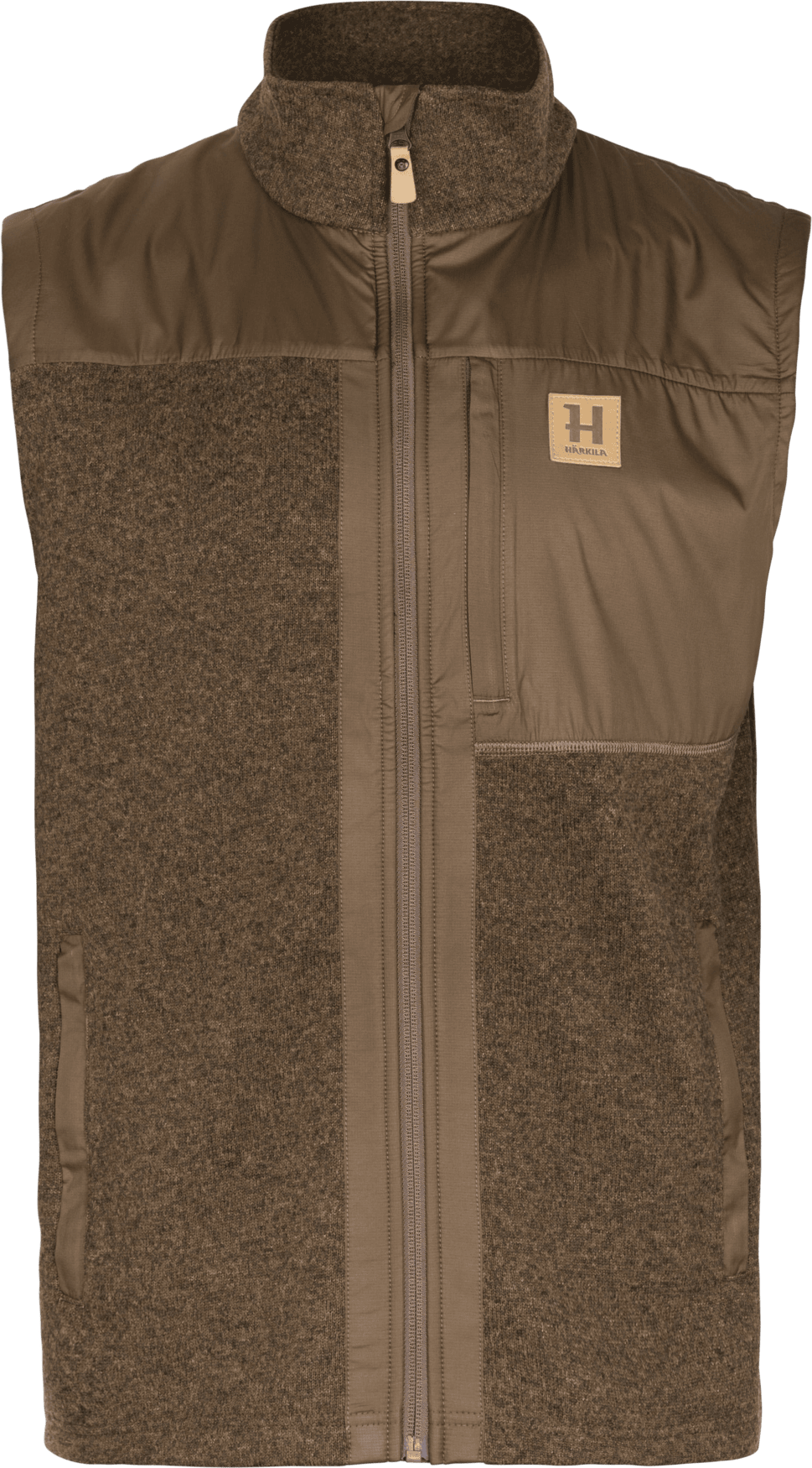 Härkila Kalix Fleecevest Herre Dark earth