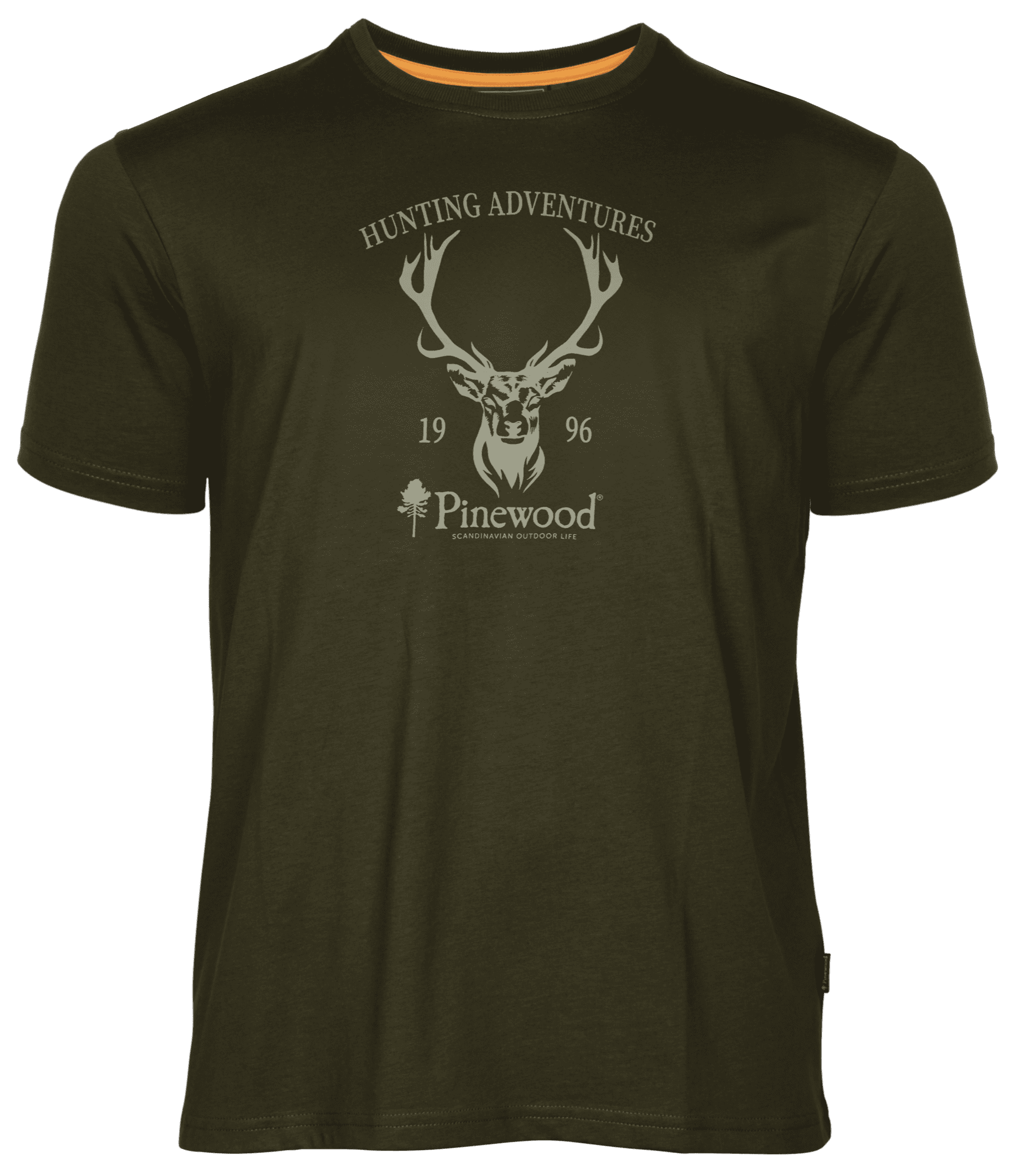 Pinewood Red Deer T-Shirt Herr Green