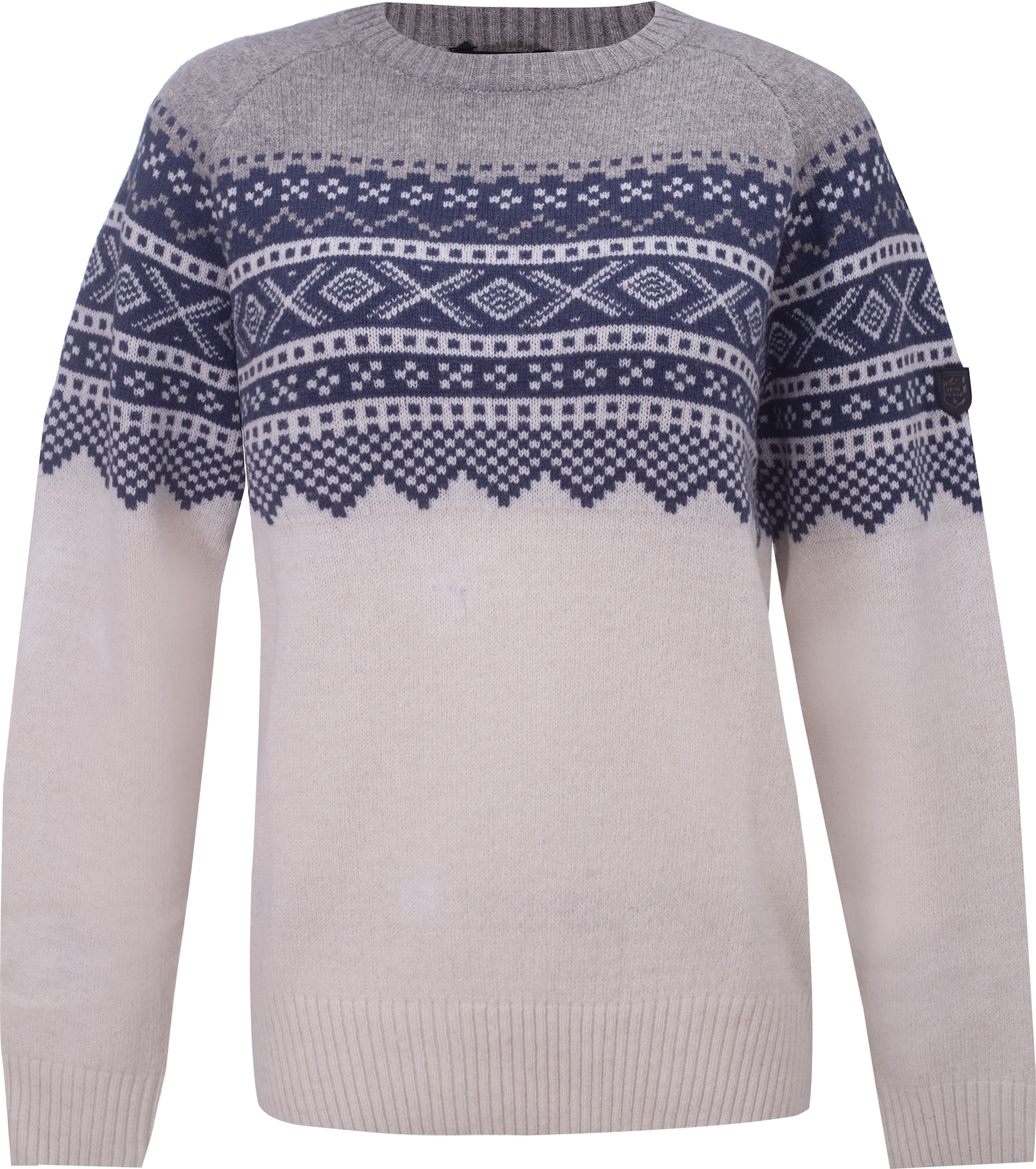 True North Tröja Ull Dam Offwhite