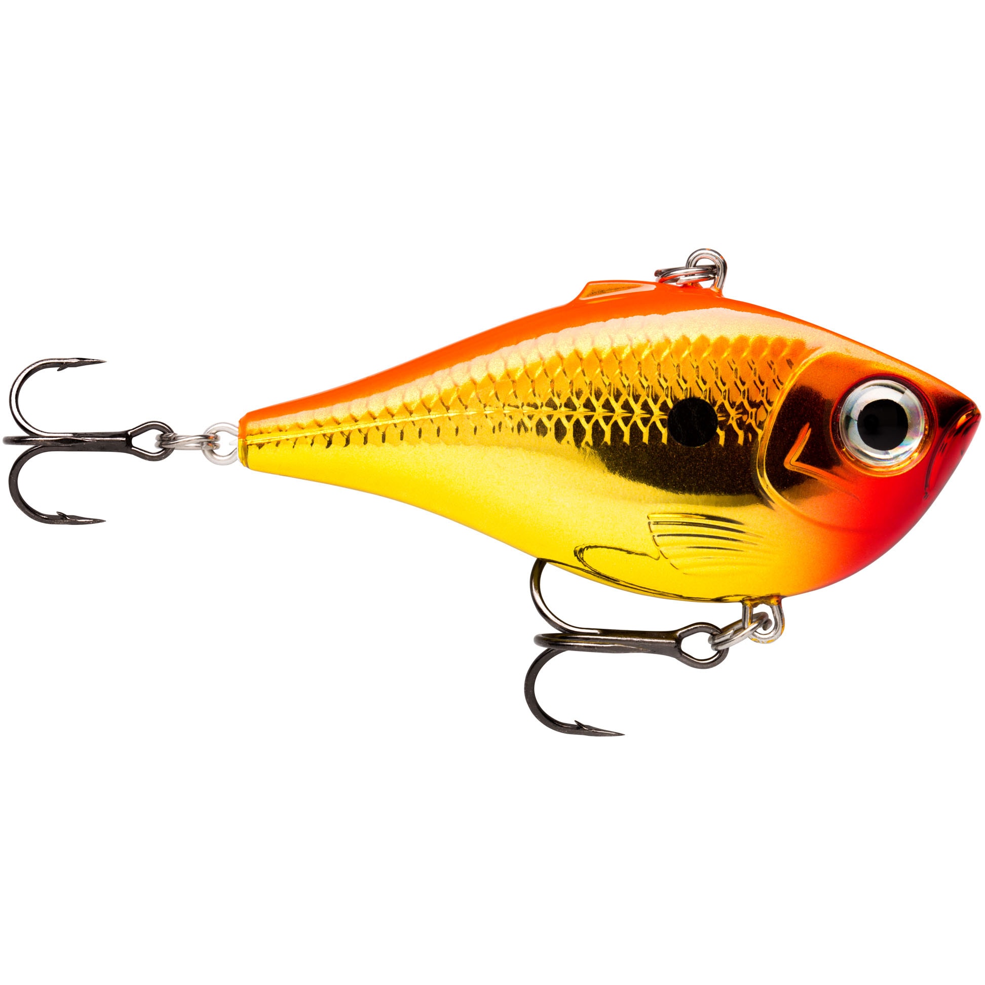 Rapala Rippin Rap 5 cm Chrome Gold Fluorescent Red (CGFR)
