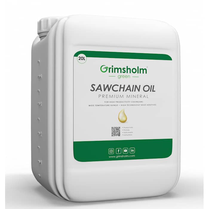Grimsholm Sägekettenöl Premium Mineral, 20 L