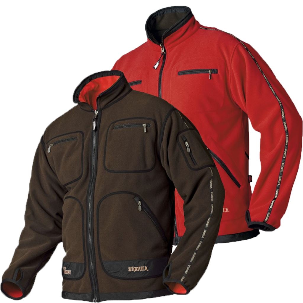 Härkila Kamko Wendefleecejacke Herren Rot/Braun