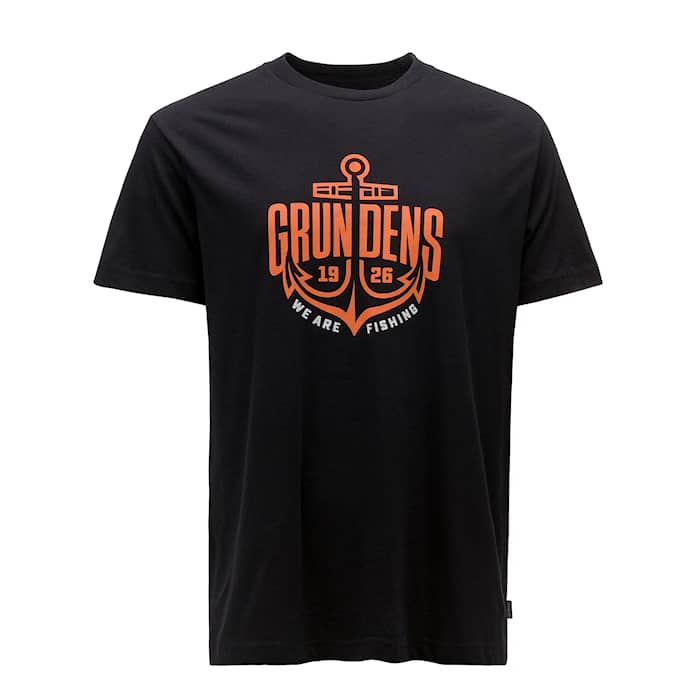 Grundéns Logo Anchor SS T-Shirt Black