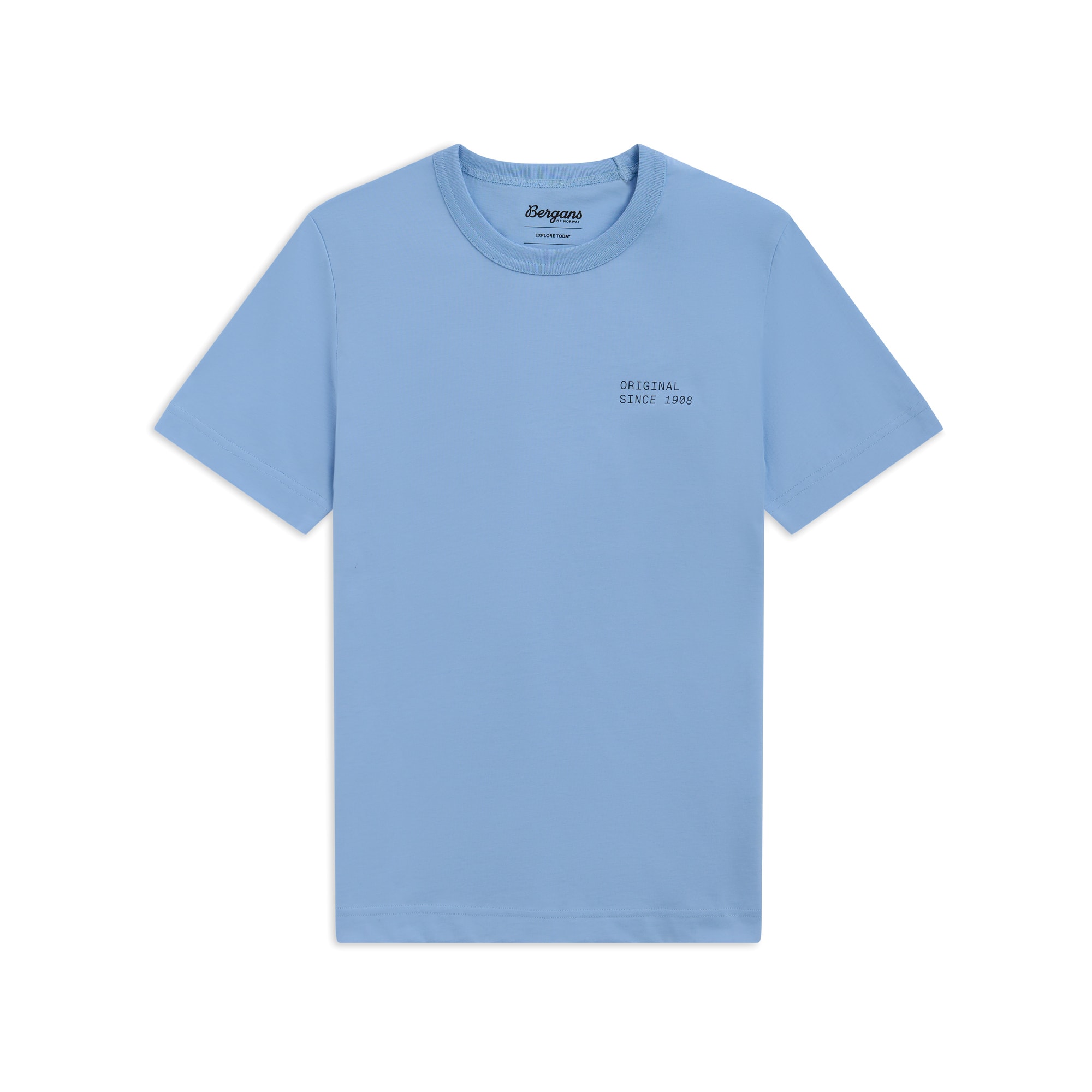 Bergans Original Cotton T-Shirt Damen Cool Blue