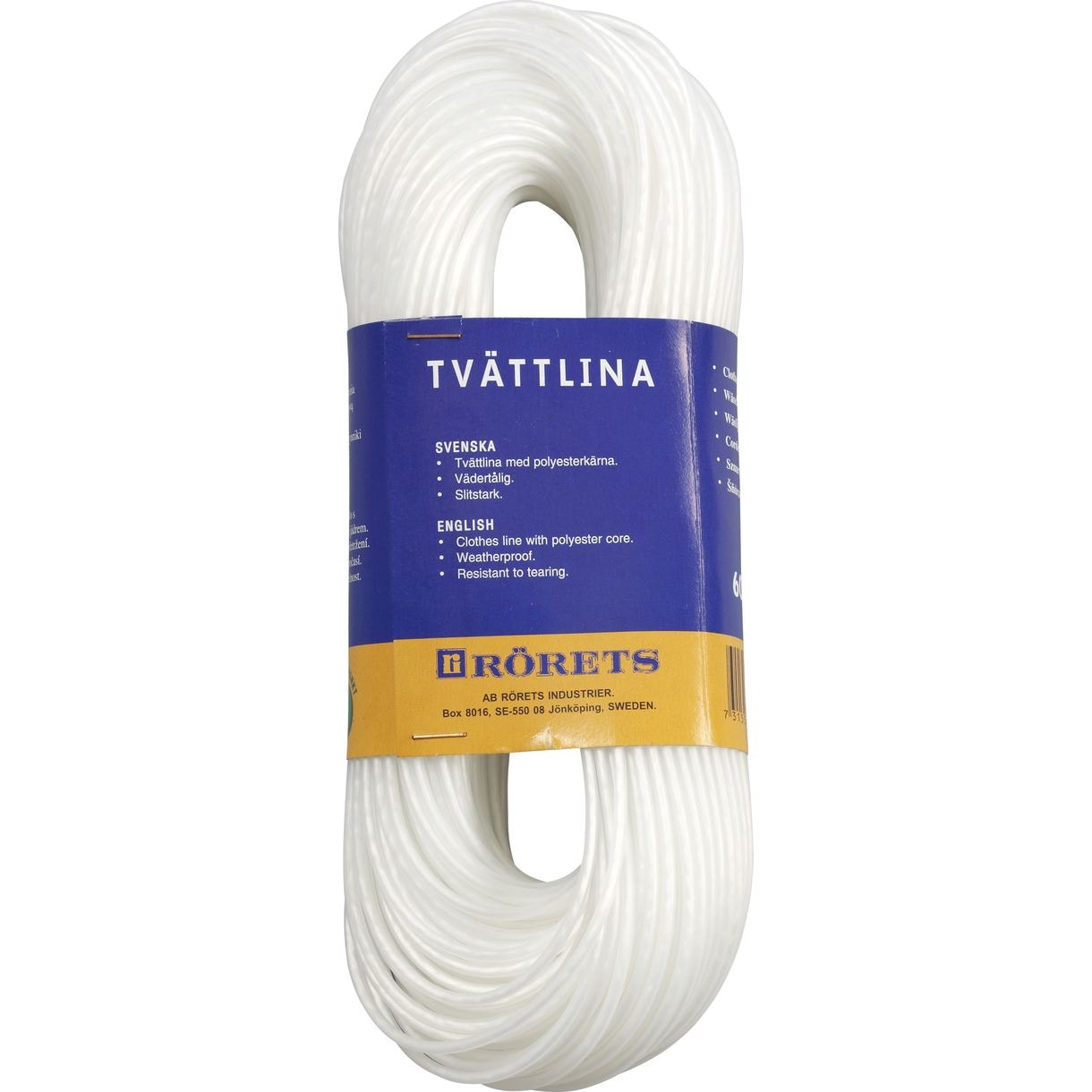 Tvättlina Rörets 60m