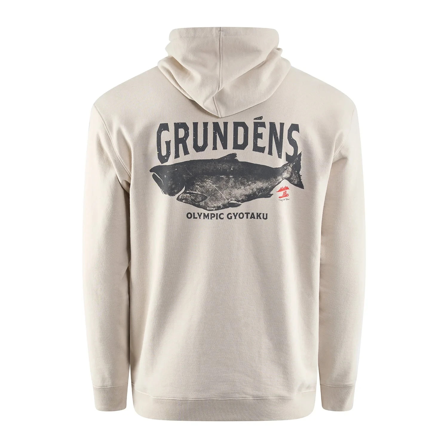 Grundéns Gyotaku Hoodie Bone Heather Chinook Herr