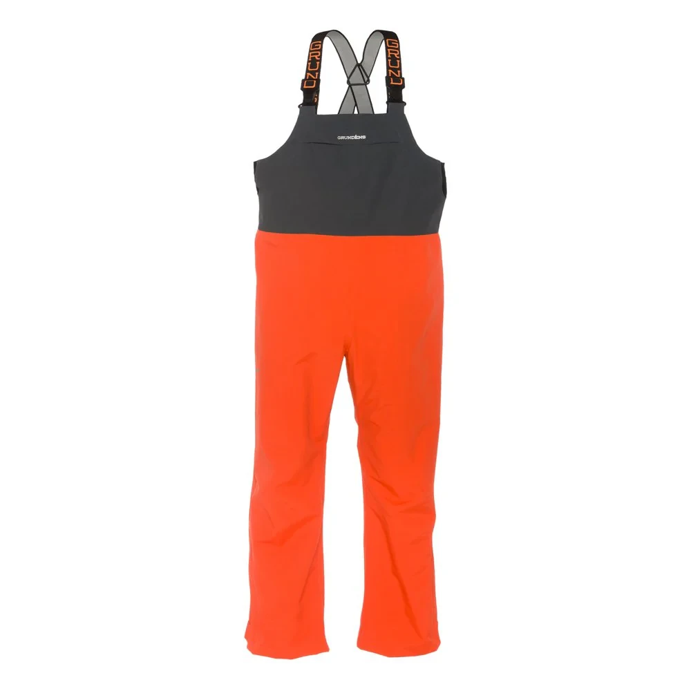 Grundéns Full Share Bib Orange / Grey Medium