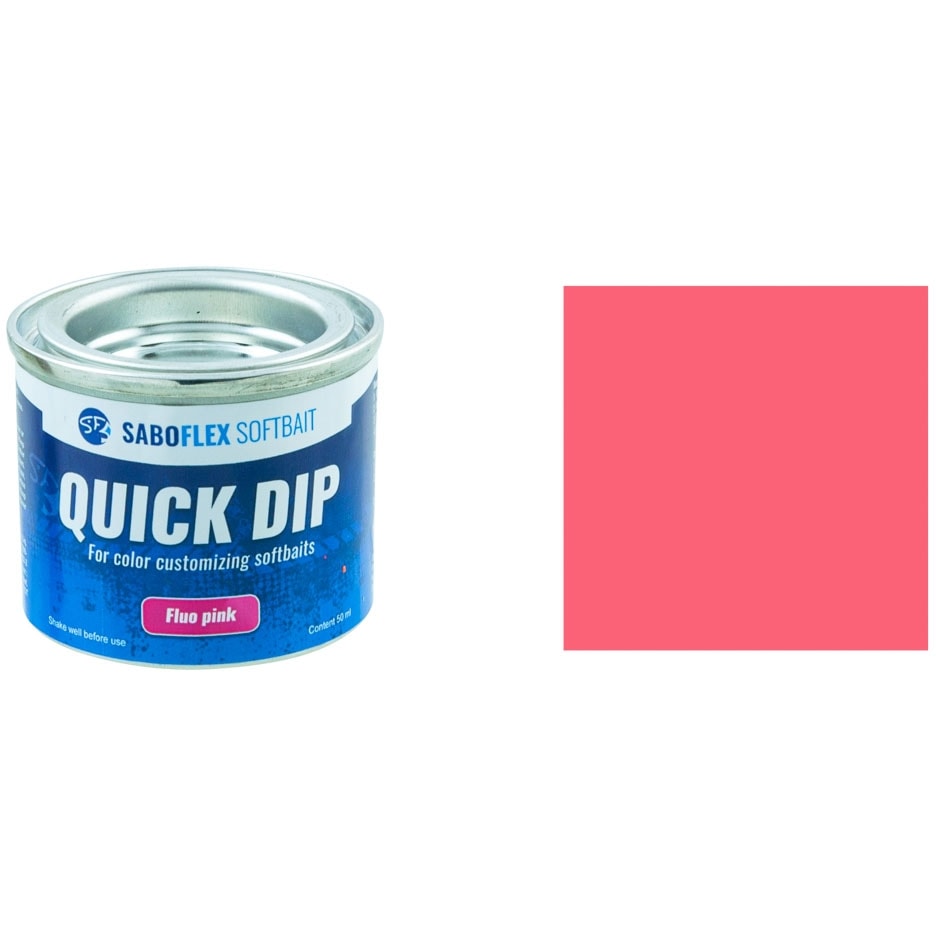 Saboflex Softbait Quick Dip 50 ml Fluo Pink -