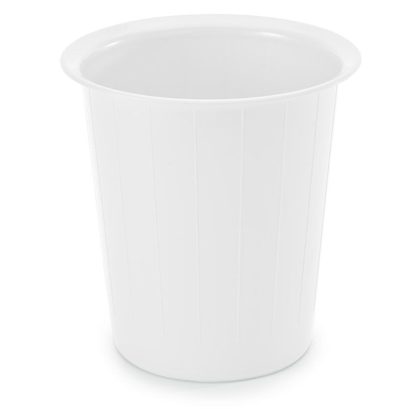 Papperskorg N.plast Vit 14l
